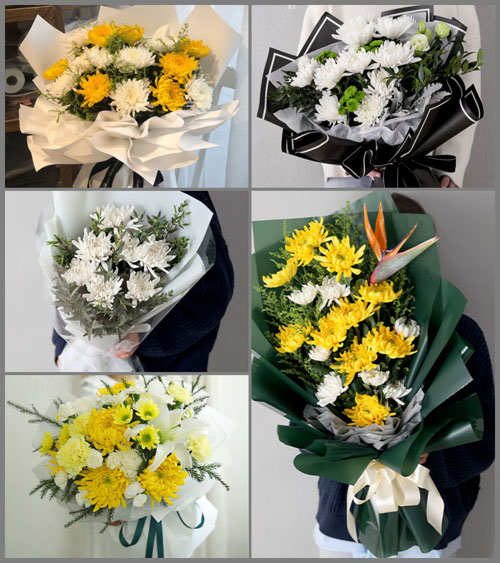 湖南永州祁阳县白水镇上马村白事花束代送